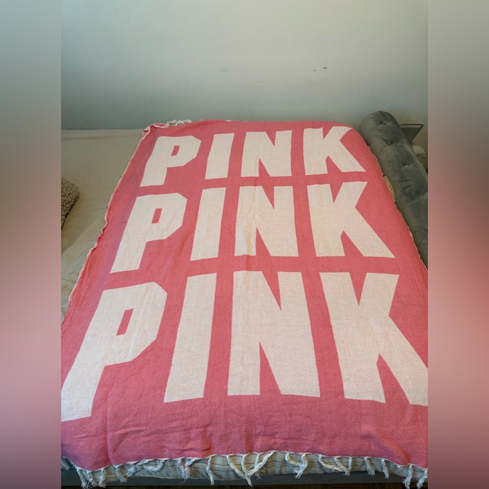 Victoria Secret Pink Throw Blanket